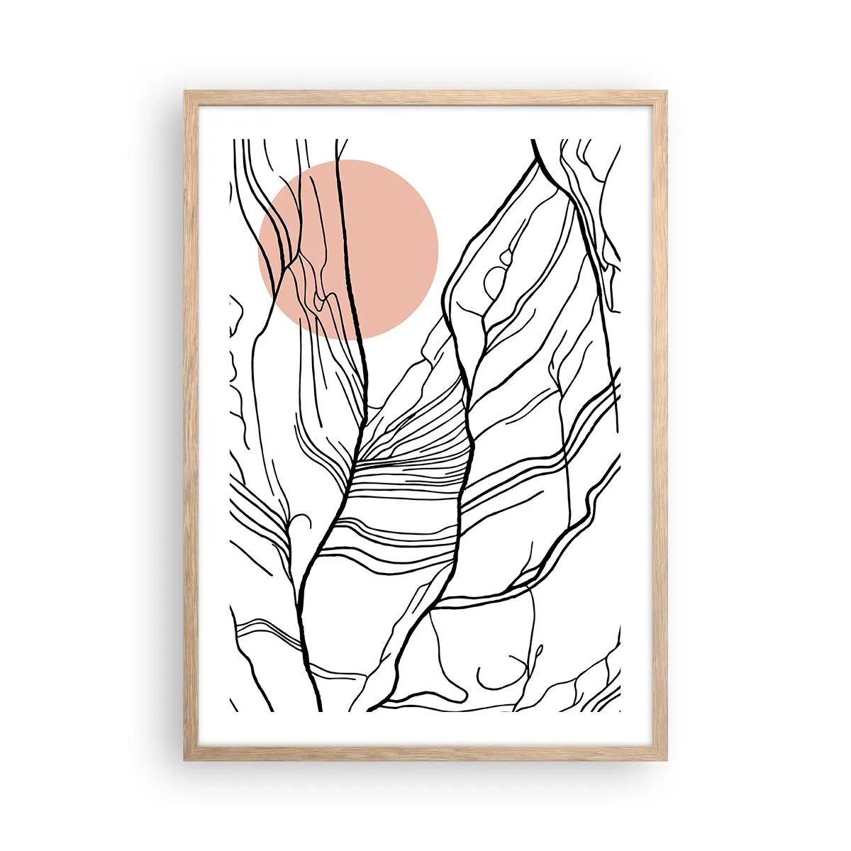 Affisch i ram av ljusek - I grenarnas nät - 50x70 cm