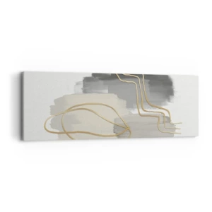 Canvastavla - Bild på duk - Varaktighet och rörelse - 90x30 cm