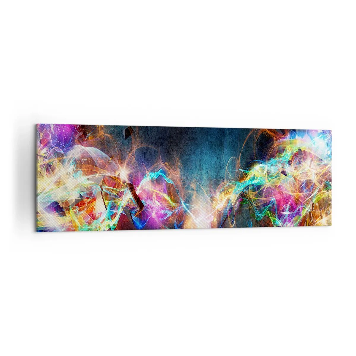 Canvastavla - Bild på duk - Glatt mot mörkret - 160x50 cm