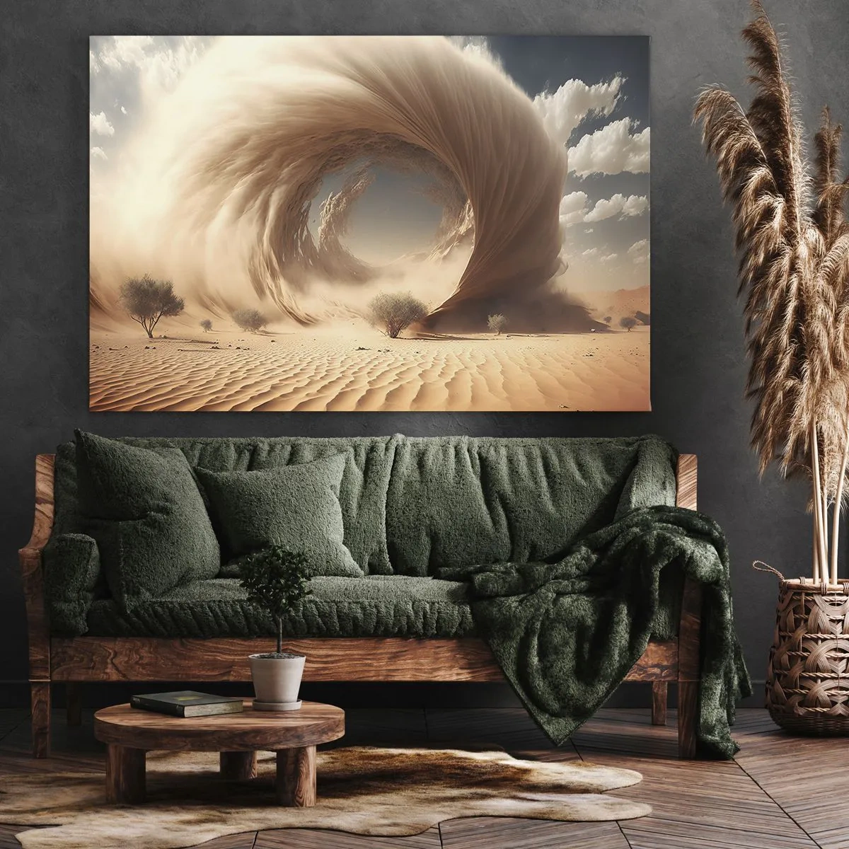 Canvastavla - Bild på duk - Öppen portal - 100x70 cm