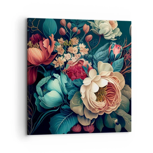 Canvastavla - Bild på duk - Charm från 1800-talet - 70x70 cm