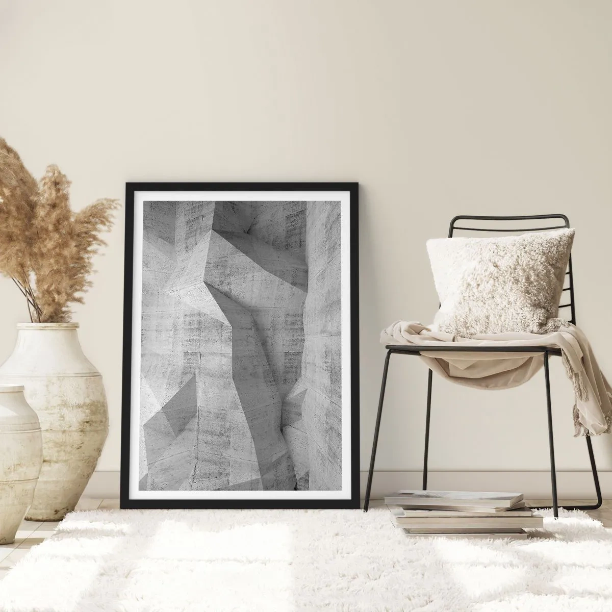 Affisch i svart ram - En riktig utmaning - 61x91 cm