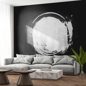 Självhäftande Fototapet Deluxe Sticker - Den goda vägen ut - Hjul, Planet, Måne - 100x70 cm