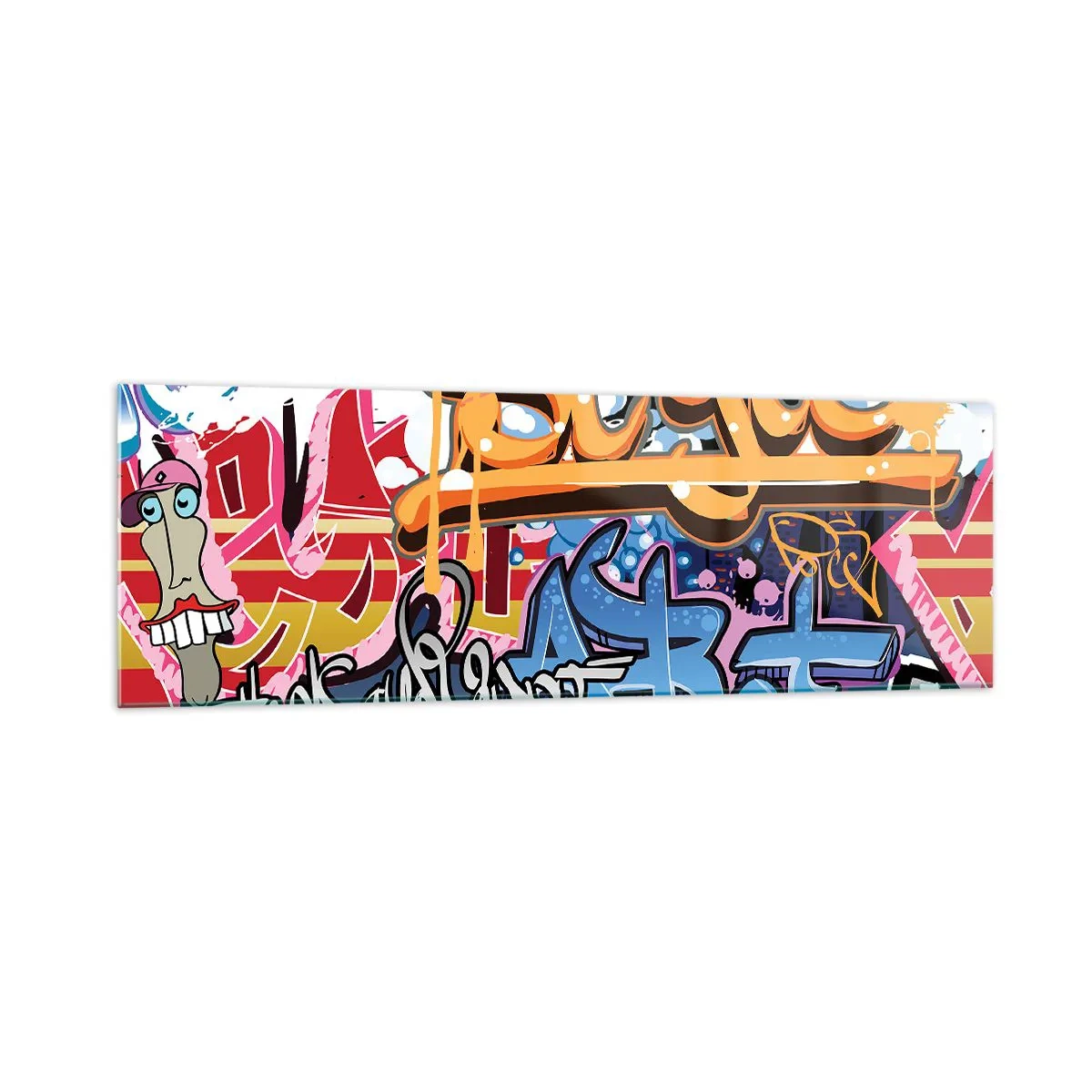 Glastavla - Bild på glas - Muralmålning... - 160x50 cm