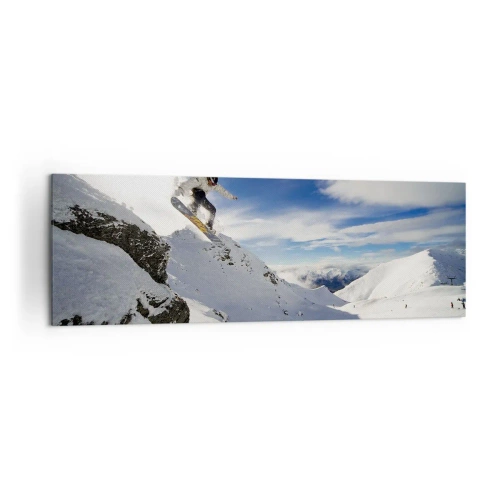 Canvastavla - Bild på duk - Frihet utan gränserna - 160x50 cm