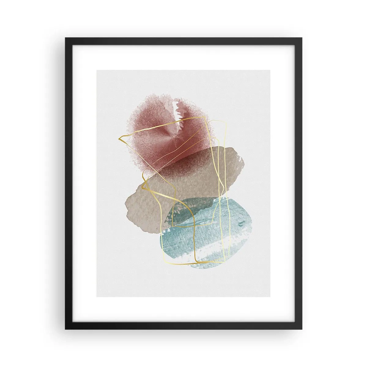 Affisch i svart ram - Rummets pärlor - 40x50 cm