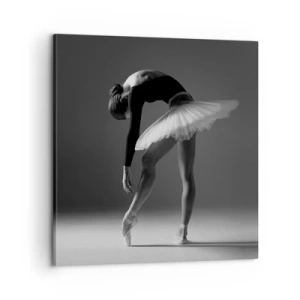Canvastavla - Bild på duk - Bella ballerina - 60x60 cm