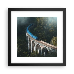 Affisch i svart ram - Attraktion till naturen - 30x30 cm