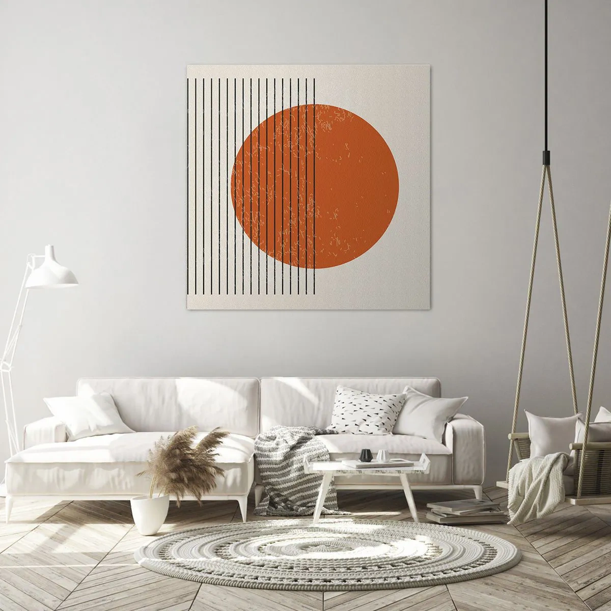 Canvastavla - Bild på duk - Alltid solen - 50x50 cm