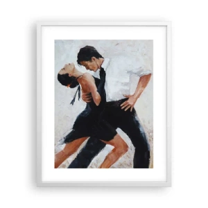 Affisch i vit ram - Mina drömmars tango - 40x50 cm