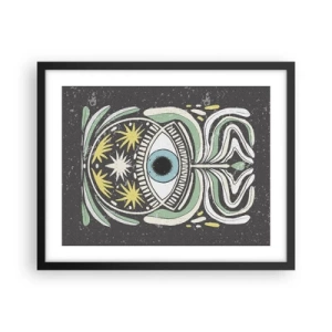 Affisch i svart ram - Stamritualer - 50x40 cm