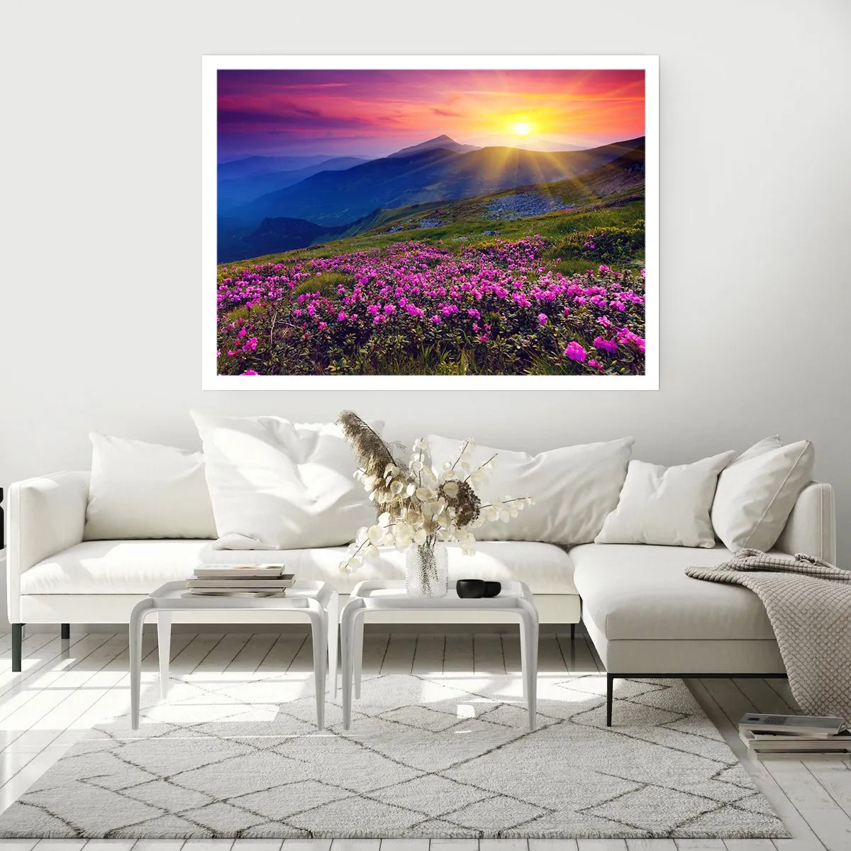 Affisch - … Bergtallen doftar och örterna luktar runt omkring - 100x70 cm