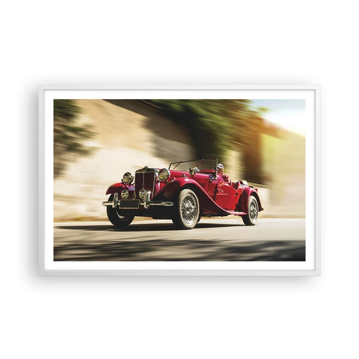 Affisch i vit ram - Vackrare än Nike från Samothrakis - 91x61 cm