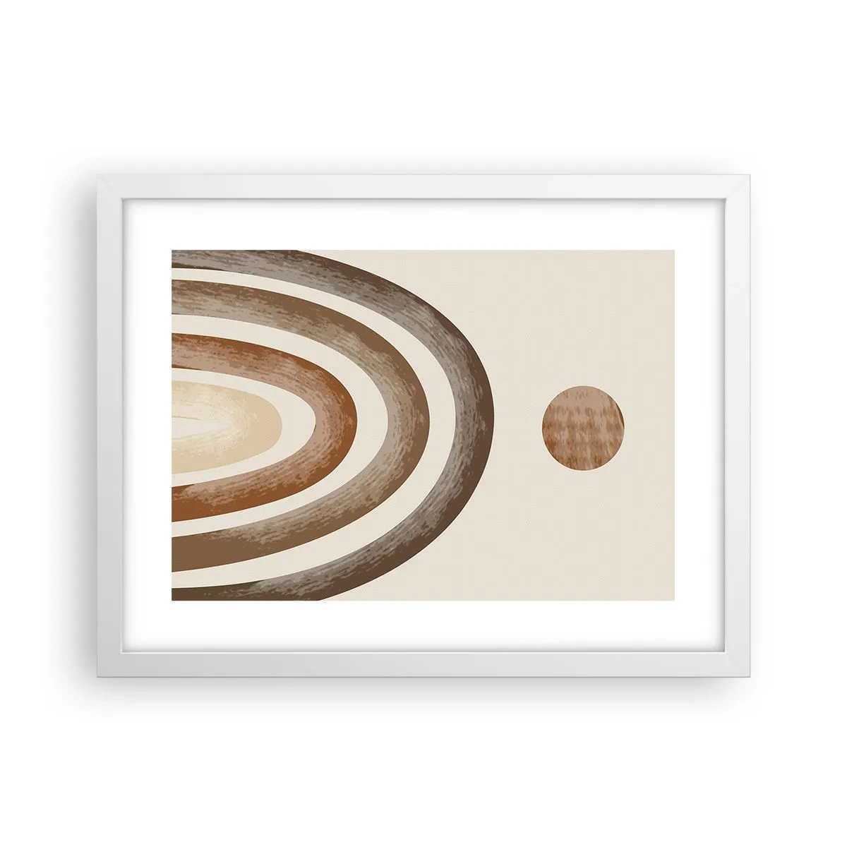 Affisch i vit ram - I den avlägsna galaxen - 40x30 cm