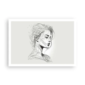 Affisch - Porträtt i drömmar - 100x70 cm