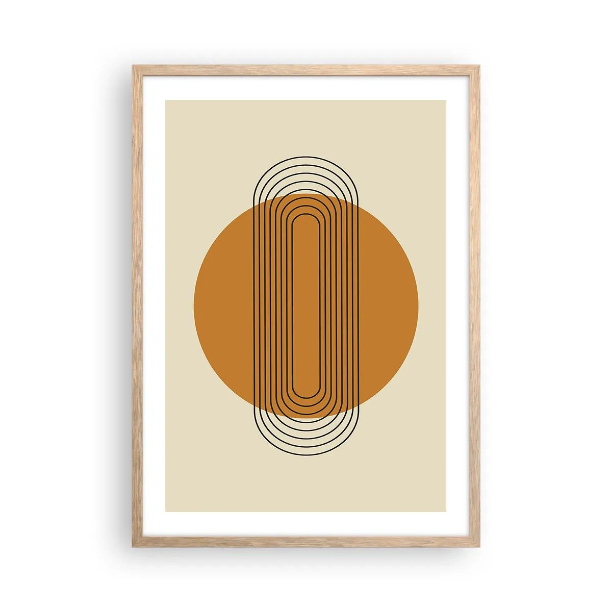 Affisch i ram av ljusek - Perfekt plan - 50x70 cm