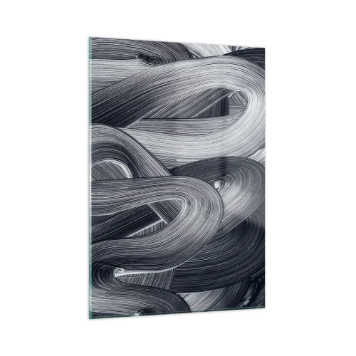 Glastavla - Bild på glas - Verklighetens flythet - 50x70 cm