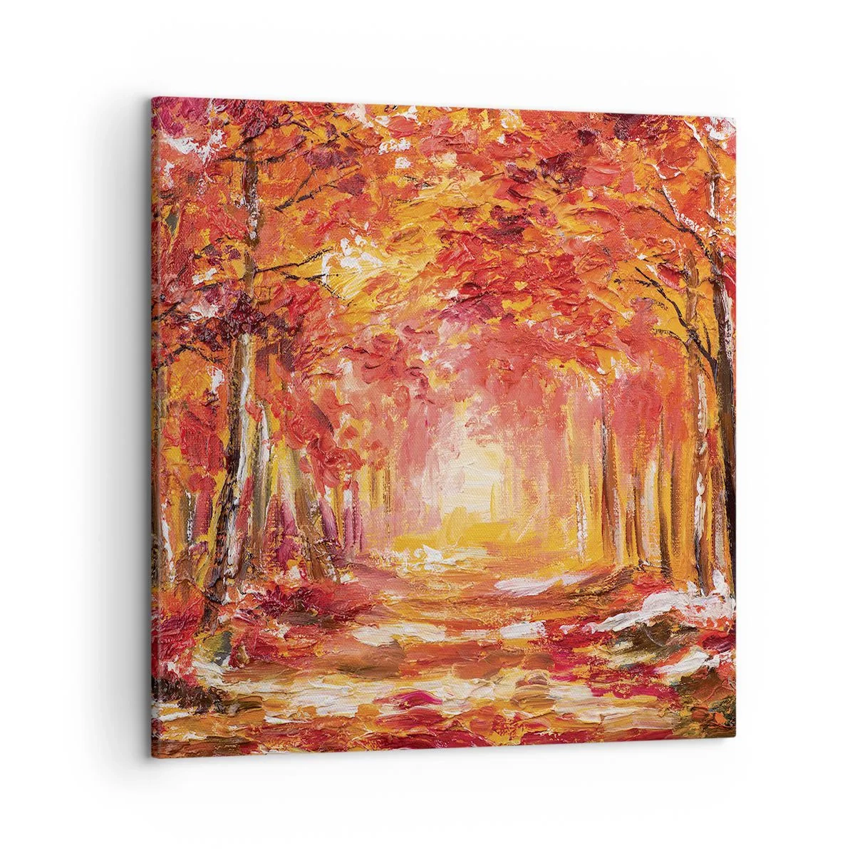 Canvastavla - Bild på duk - Kopparskog - 50x50 cm