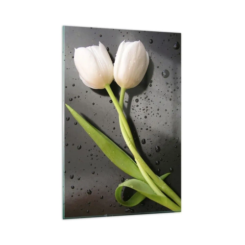 Glastavla - Bild på glas - Vårfläta - 80x120 cm