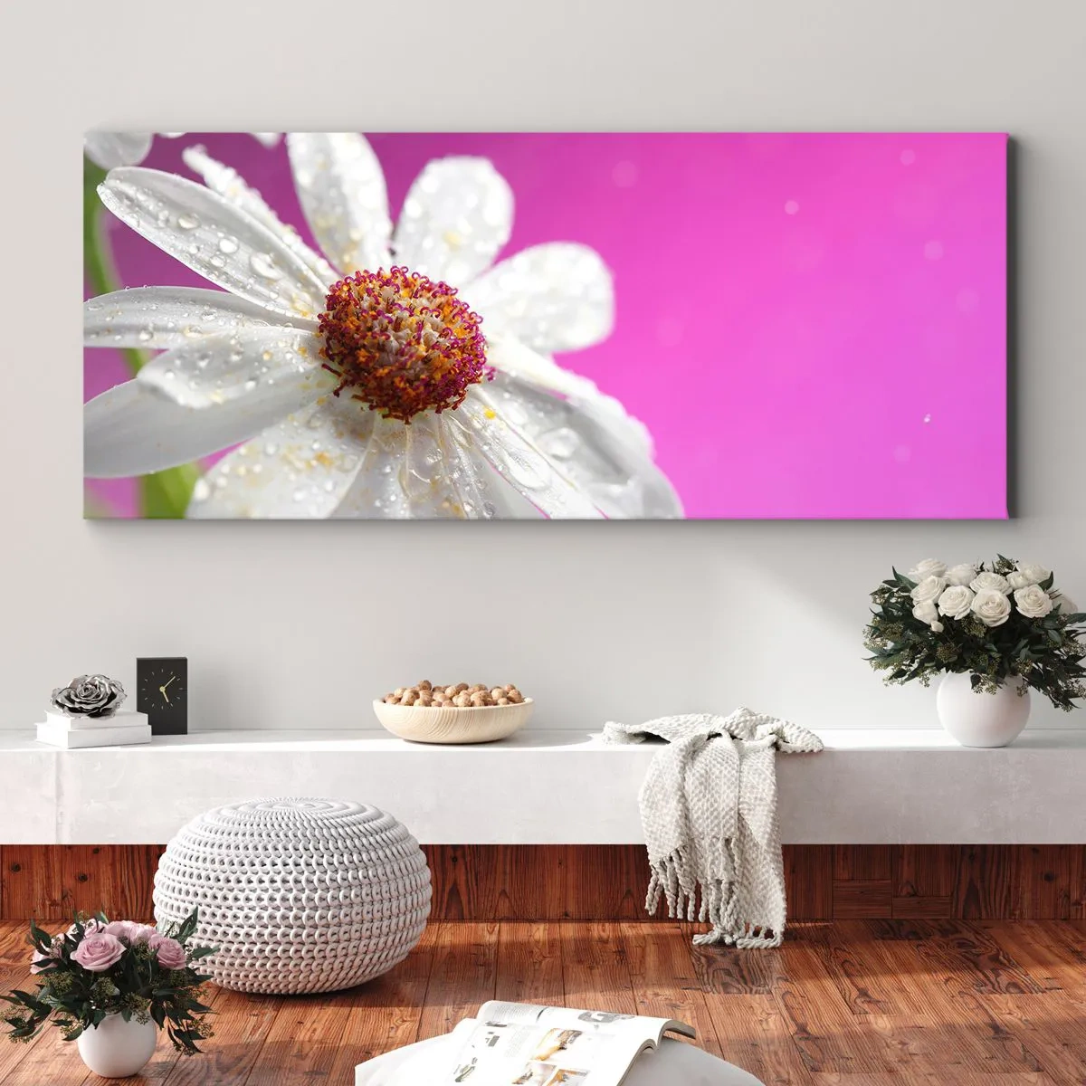 Canvastavla - Bild på duk - Sparsam i sin skönhet - 160x50 cm