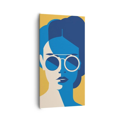 Canvastavla - Bild på duk - Semesterlook - 65x120 cm