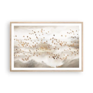 Affisch i ram av ljusek - Det är dags... - 91x61 cm