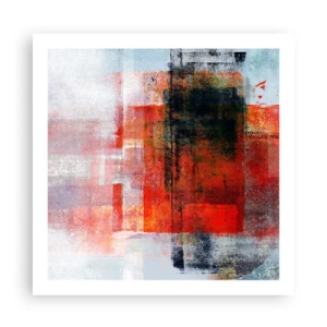 Affisch - Glödande komposition - 60x60 cm