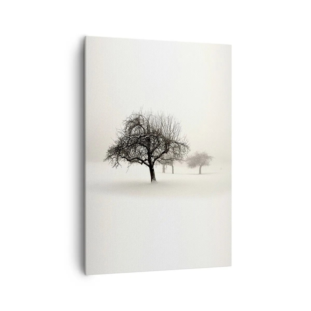 Canvastavla - Bild på duk - Vintersömn - 70x100 cm