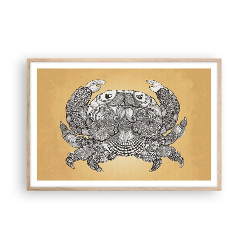 Affisch i ram av ljusek - Herr Krabba berättar - 91x61 cm
