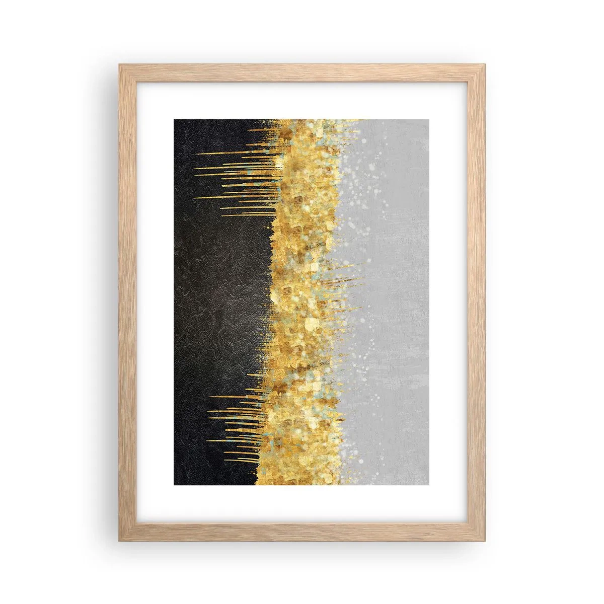 Affisch i ram av ljusek - Inåt och uppåt - 30x40 cm