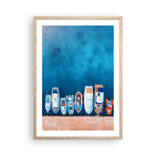 Affisch i ram av ljusek - I en rad - 50x70 cm