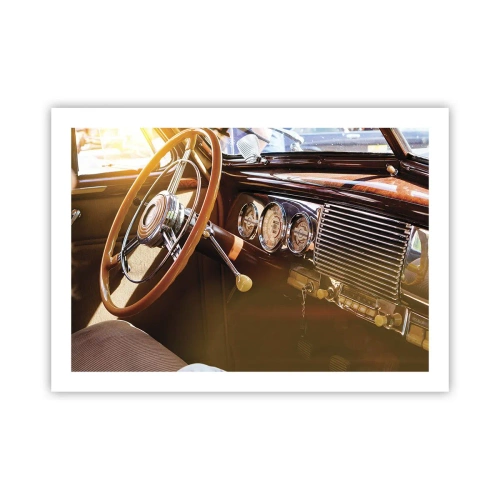 Affisch - Smak av lyx från det förflutna - 70x50 cm