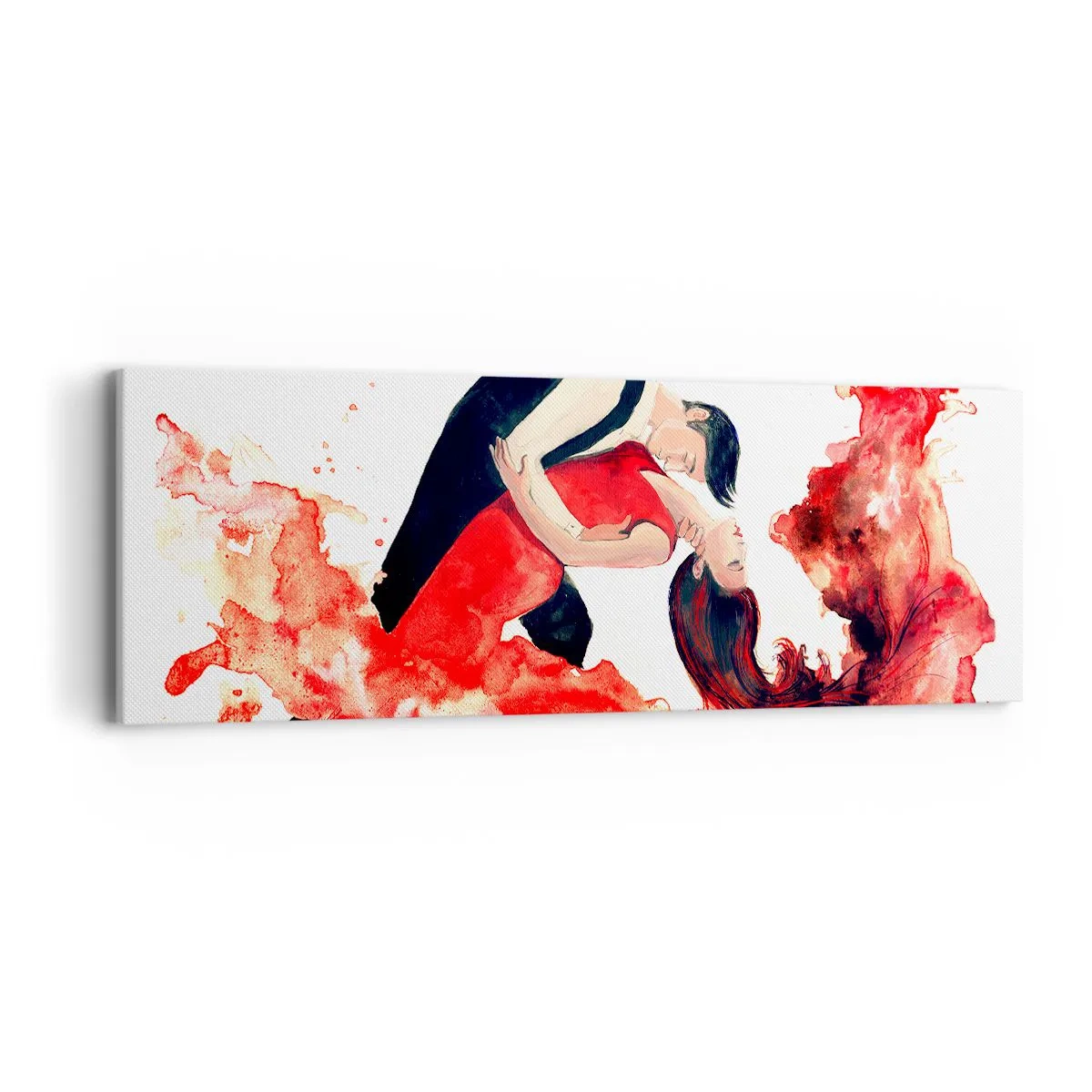 Canvastavla - Bild på duk - Tango - den sensuella vågen - 90x30 cm