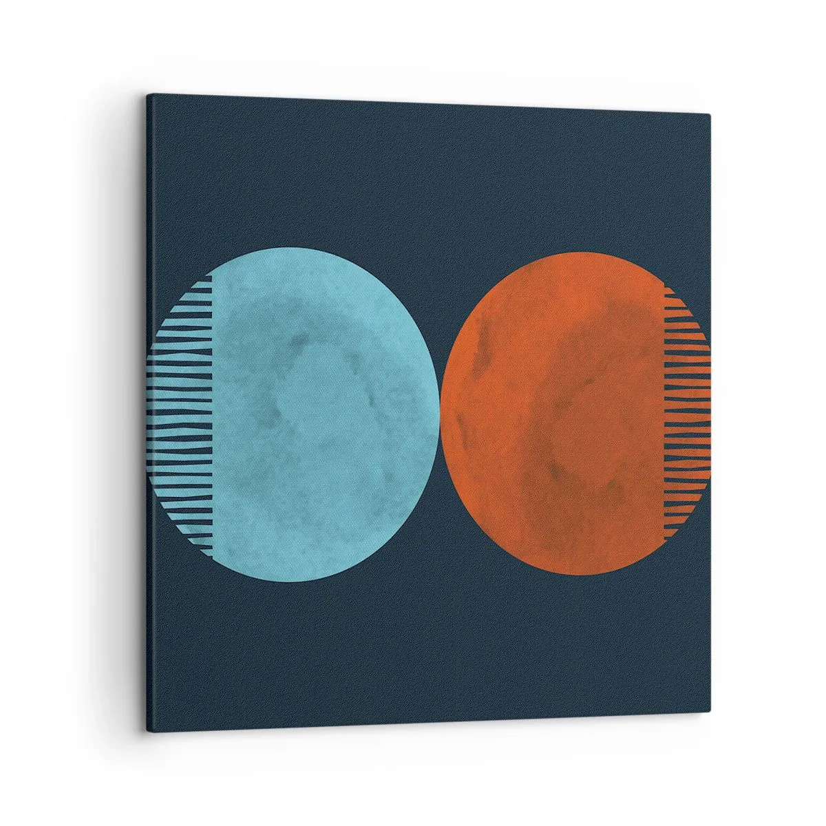 Canvastavla - Bild på duk - Endast geometri? - 50x50 cm