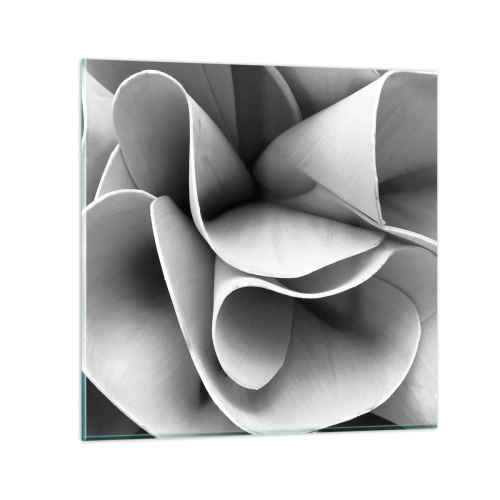 Glastavla - Bild på glas - Det händer i rummet - 30x30 cm