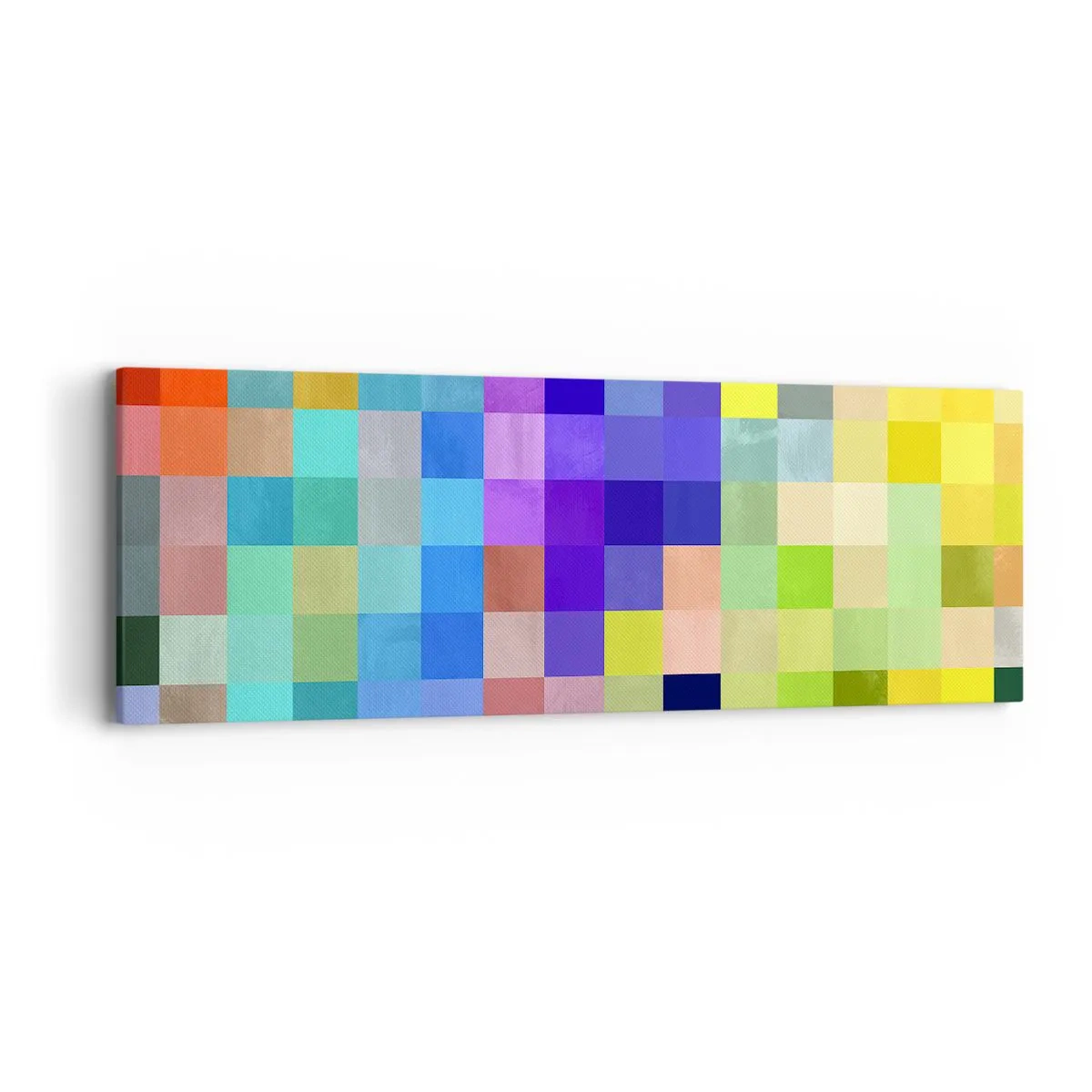 Canvastavla - Bild på duk - Alla olika, alla jämna - 90x30 cm