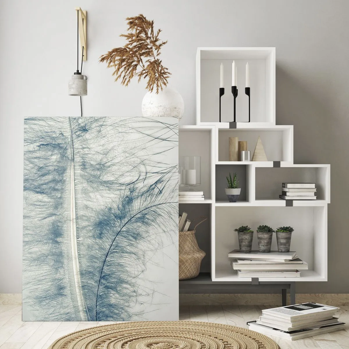 Glastavla - Bild på glas - Naturens viskningar - 70x100 cm