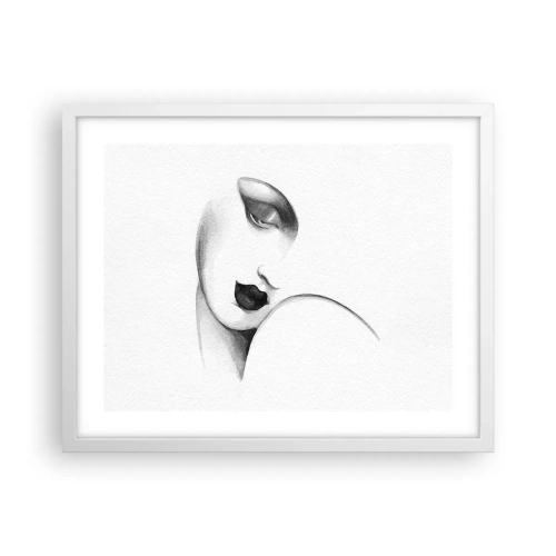 Affisch i vit ram - I Łempickas stil - 50x40 cm