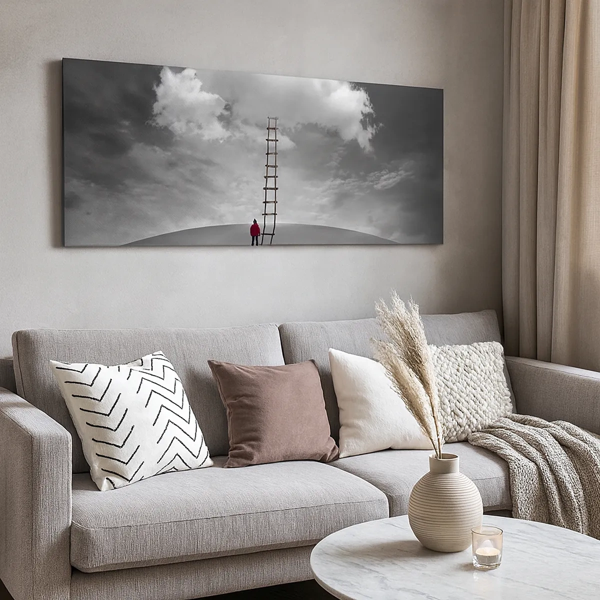 Canvastavla - Bild på duk - Allt är möjligt - 30x30 cm