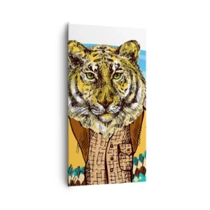 Canvastavla - Bild på duk - Inte lika vild som den tecknas - 65x120 cm