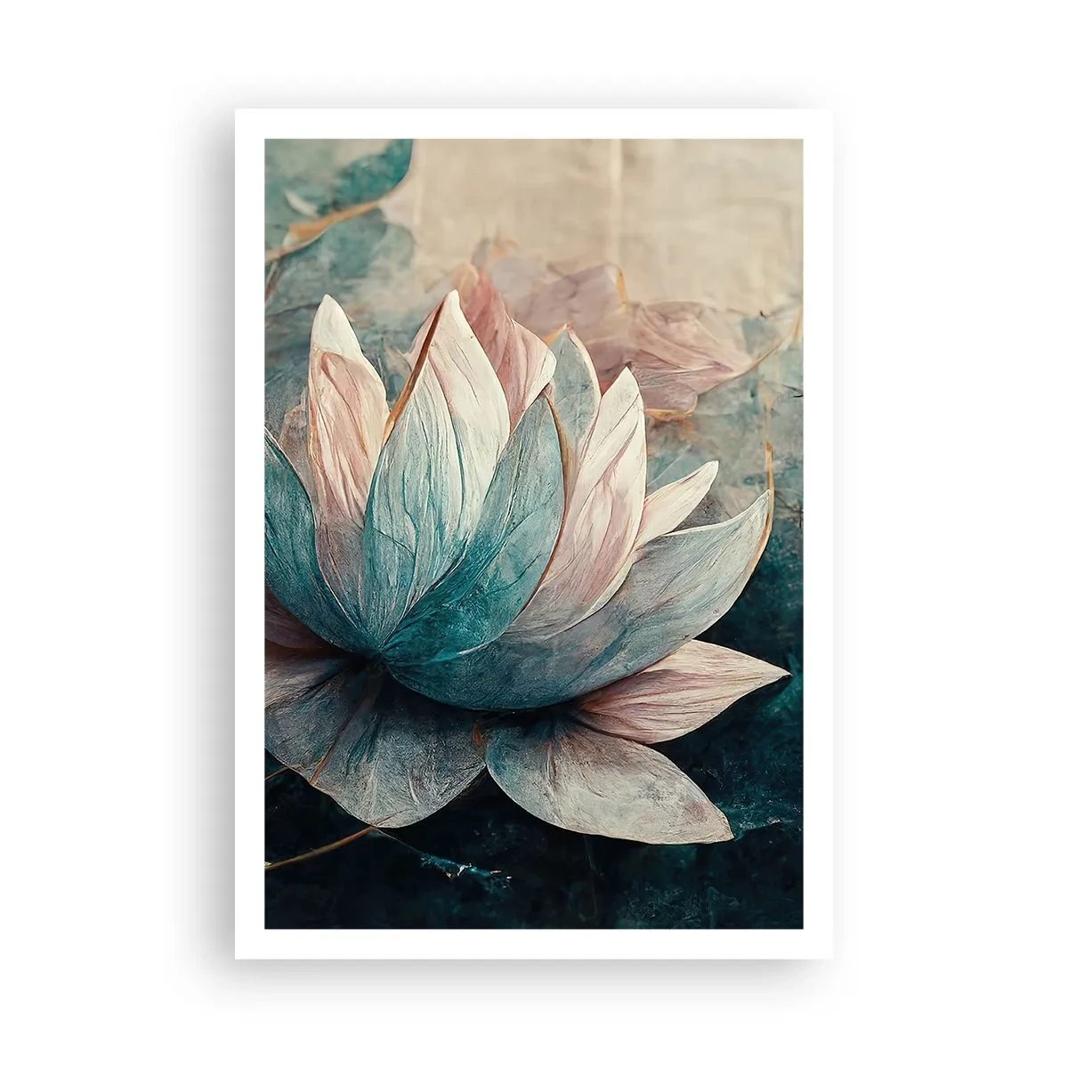 Affisch - Stjärnor i en sjö - 70x100 cm