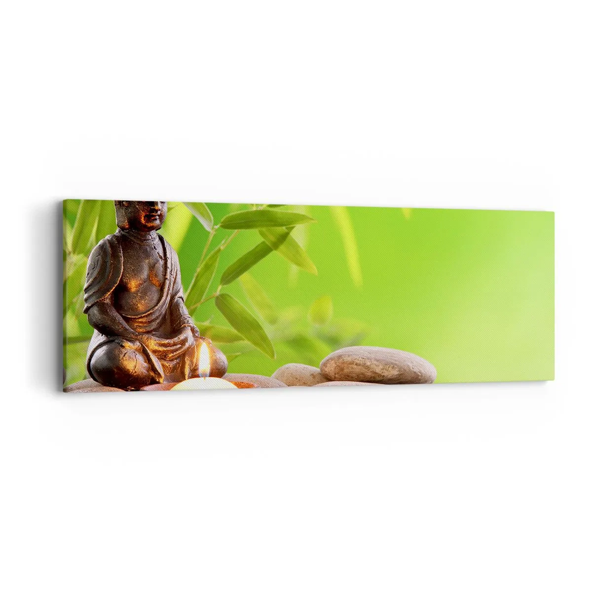 Canvastavla - Bild på duk - Livet är skönt - 90x30 cm