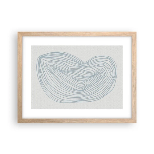 Affisch i ram av ljusek - Droppens leende - 40x30 cm