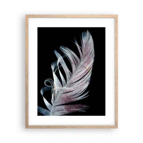 Affisch i ram av ljusek - Tänk på smekning - 40x50 cm