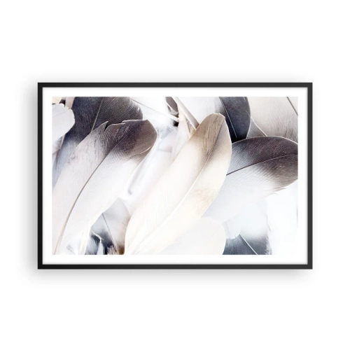 Affisch i svart ram - Nästan änglalik - 91x61 cm