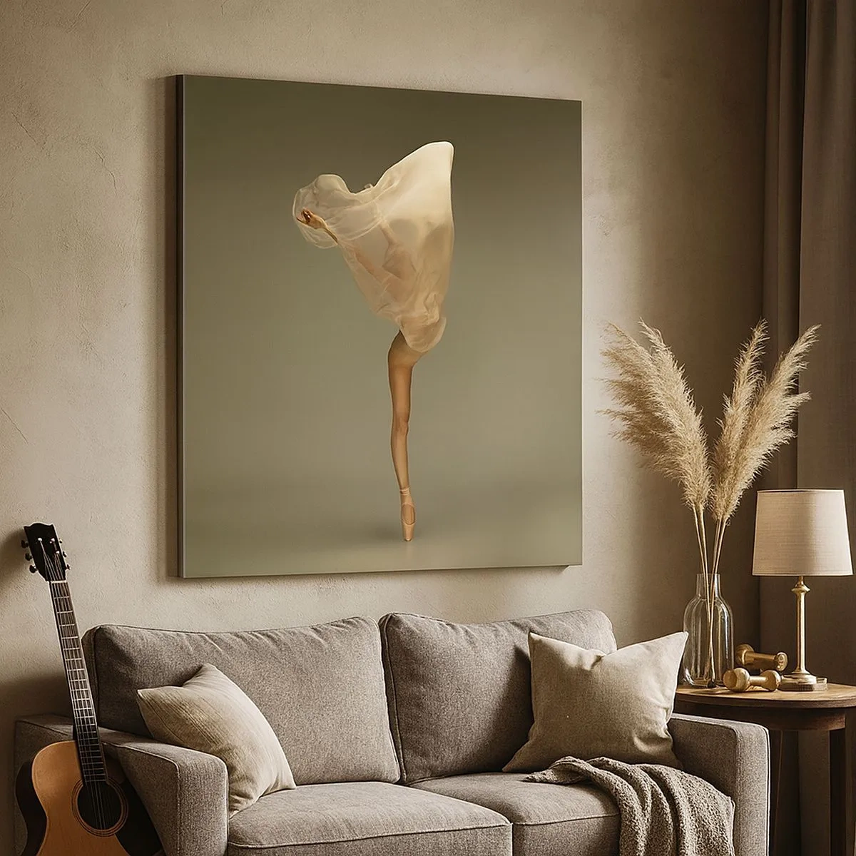 Canvastavla - Bild på duk - Den lyfter snart - 30x30 cm