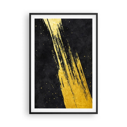 Affisch i svart ram - Hoppa in i hyperrymden - 61x91 cm
