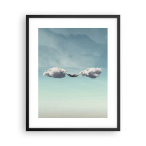 Affisch i svart ram - Stundens salighet - 40x50 cm