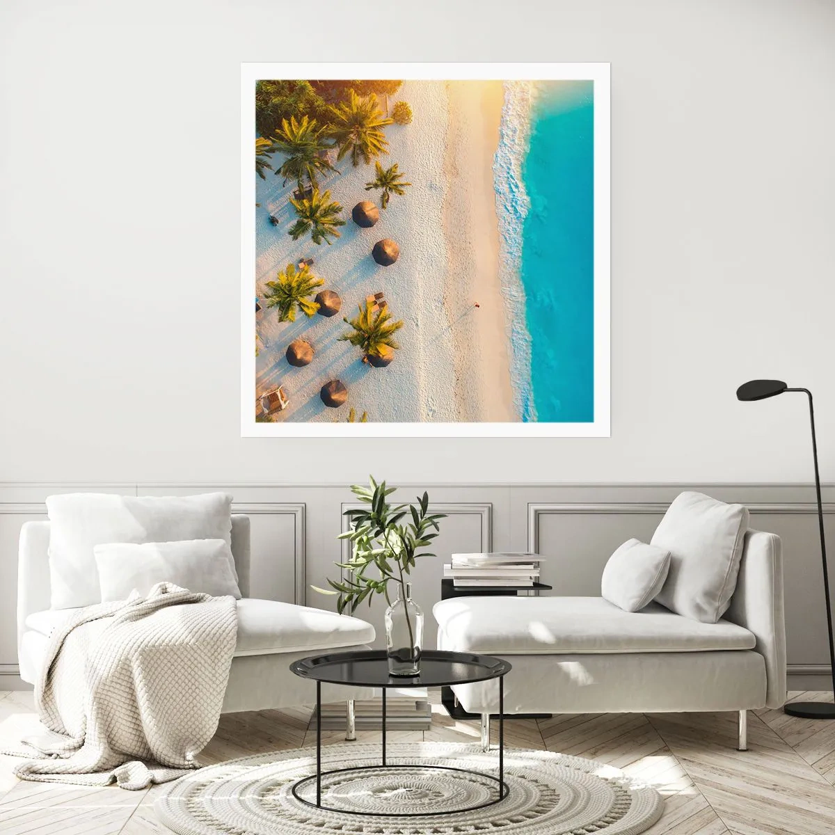 Affisch - Välkommen till paradiset - 50x50 cm