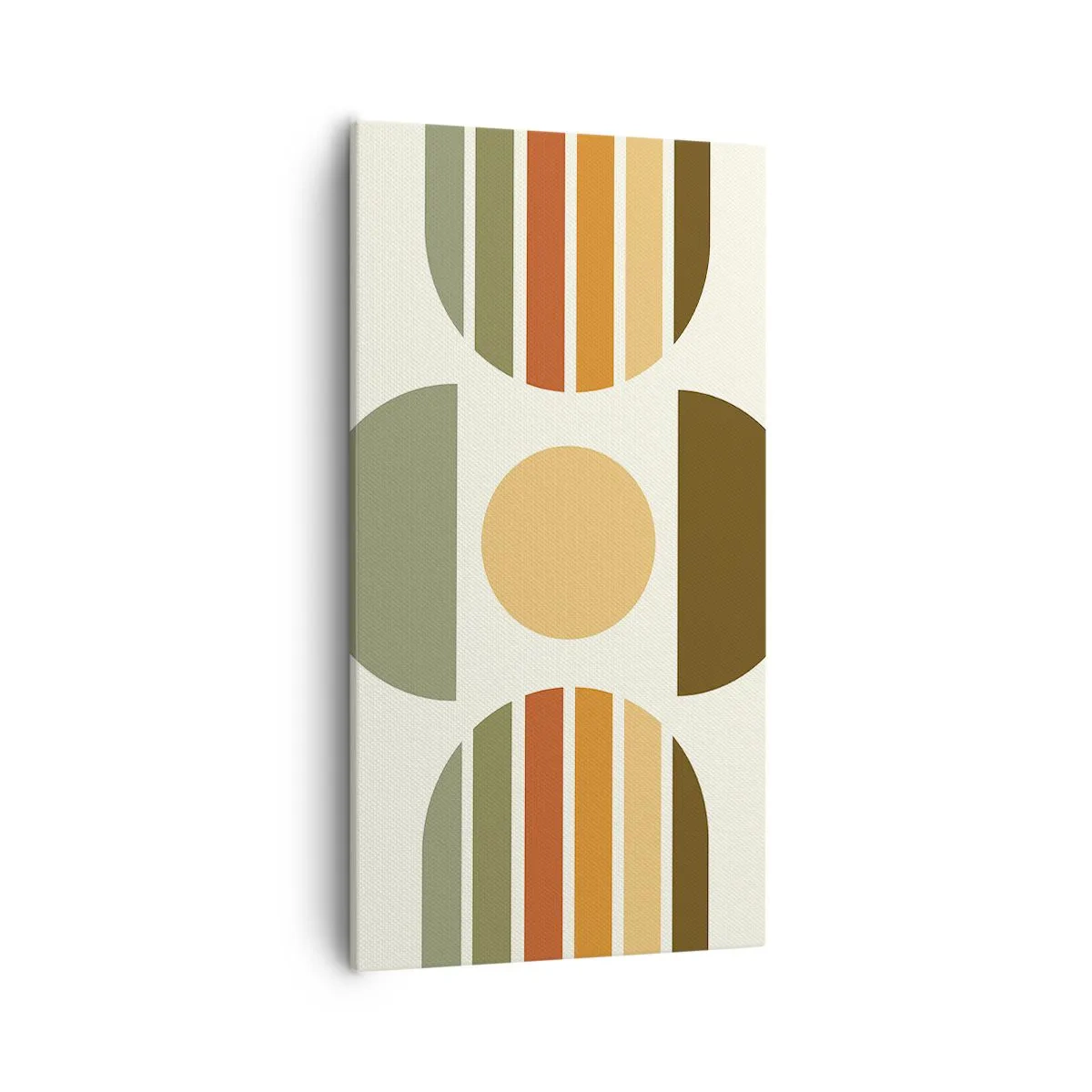 Canvastavla - Bild på duk - I jordens färger - 55x100 cm